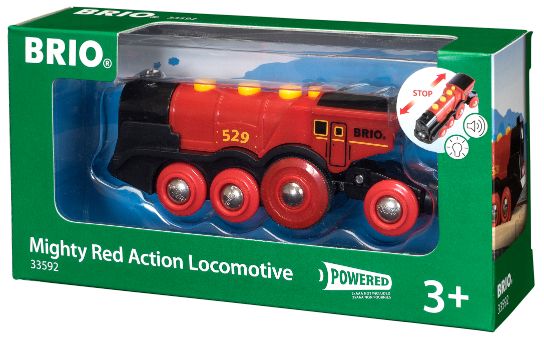 Brio Mighty Red Action Locomotive