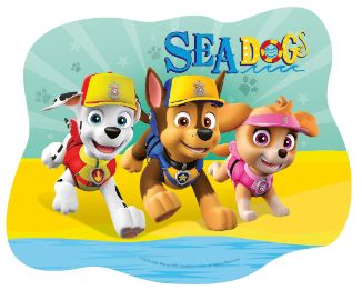 Paw Patrol Four Shaped Puzzles 4 In A Box