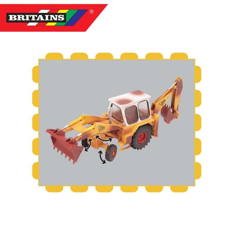 Britains Weathered JCB 3C Mk3