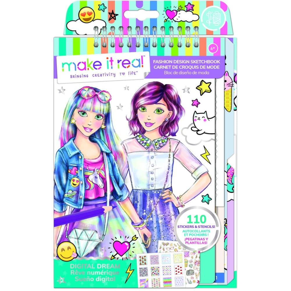 Digital Dream:Fashion Design Sketchbook