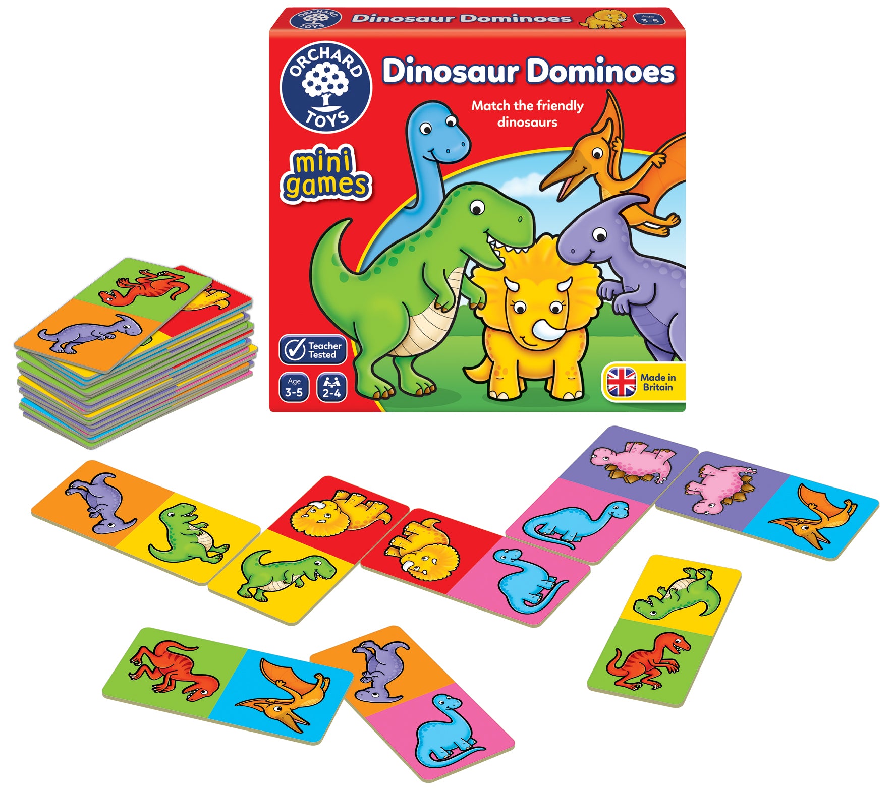 Orchard Mini Games - Dinosaur Dominoes