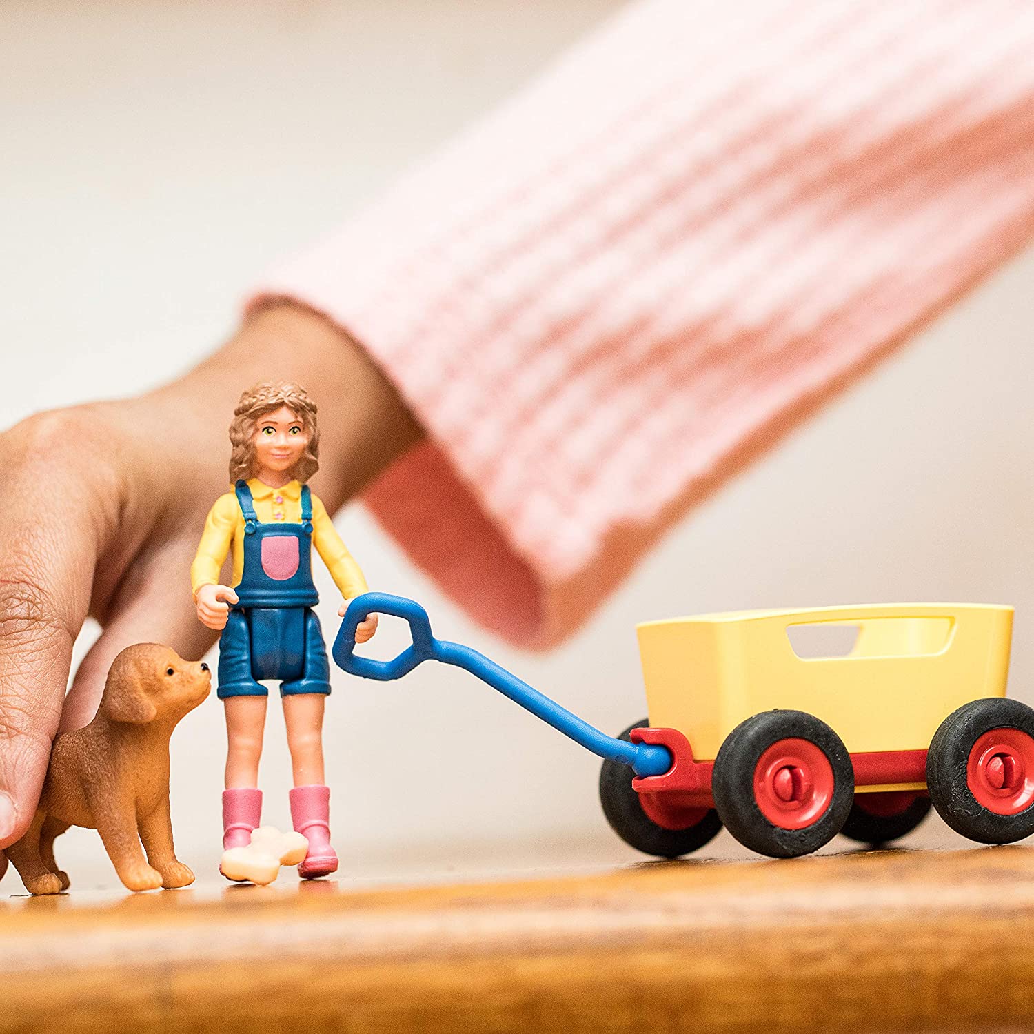 Schleich Puppy Wagon Ride