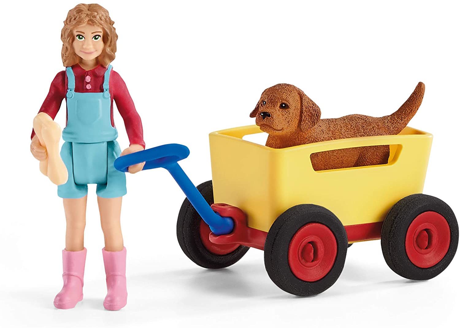 Schleich Puppy Wagon Ride
