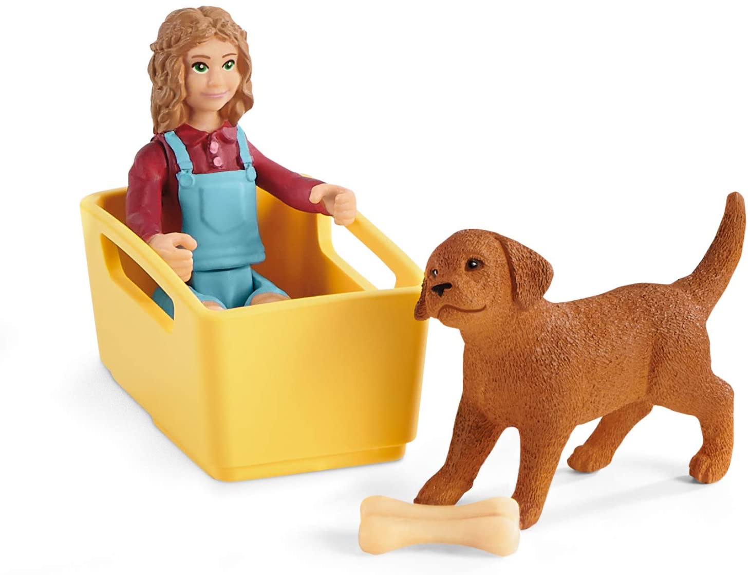 Schleich Puppy Wagon Ride