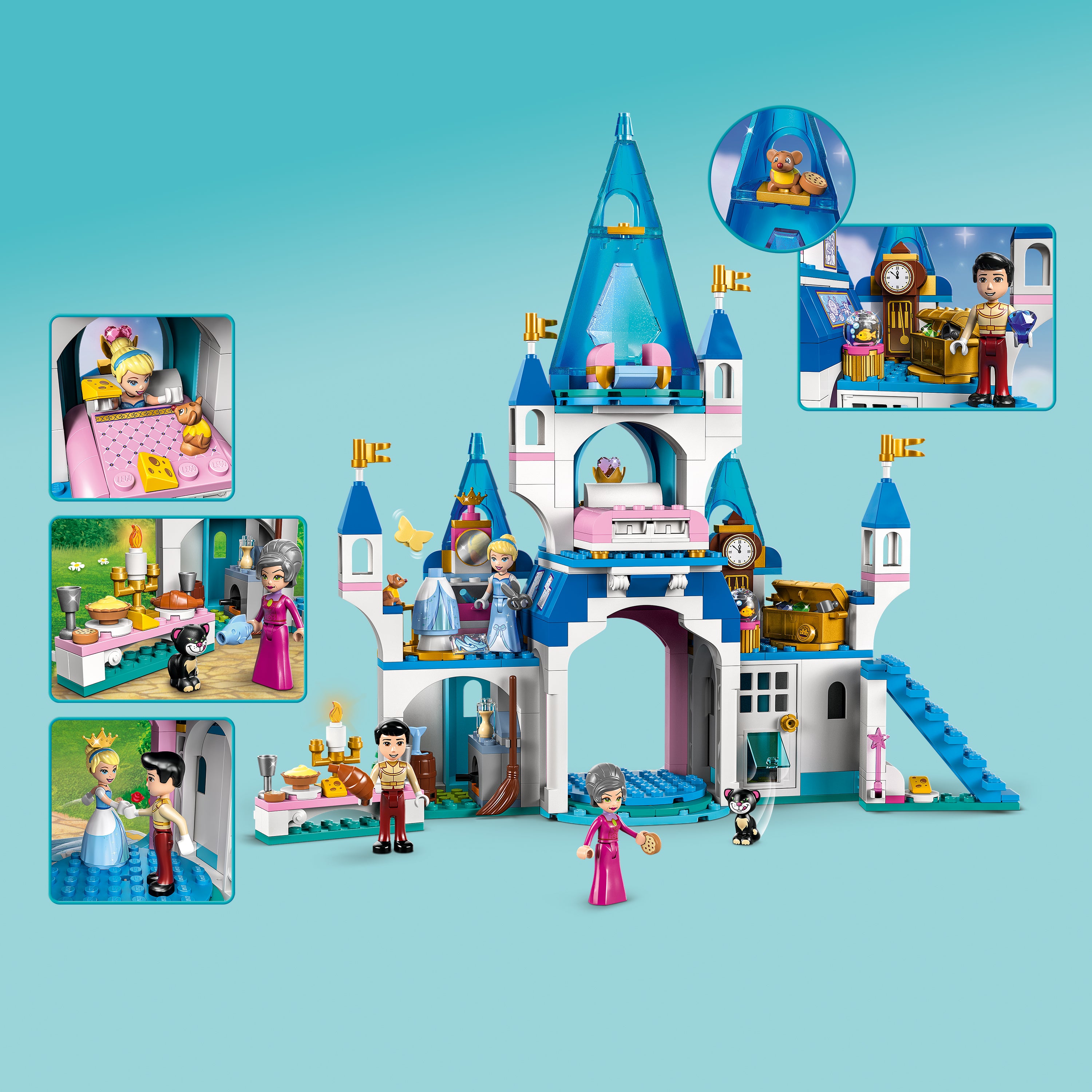 Lego 43206 Cinderella and Prince Charming Castle