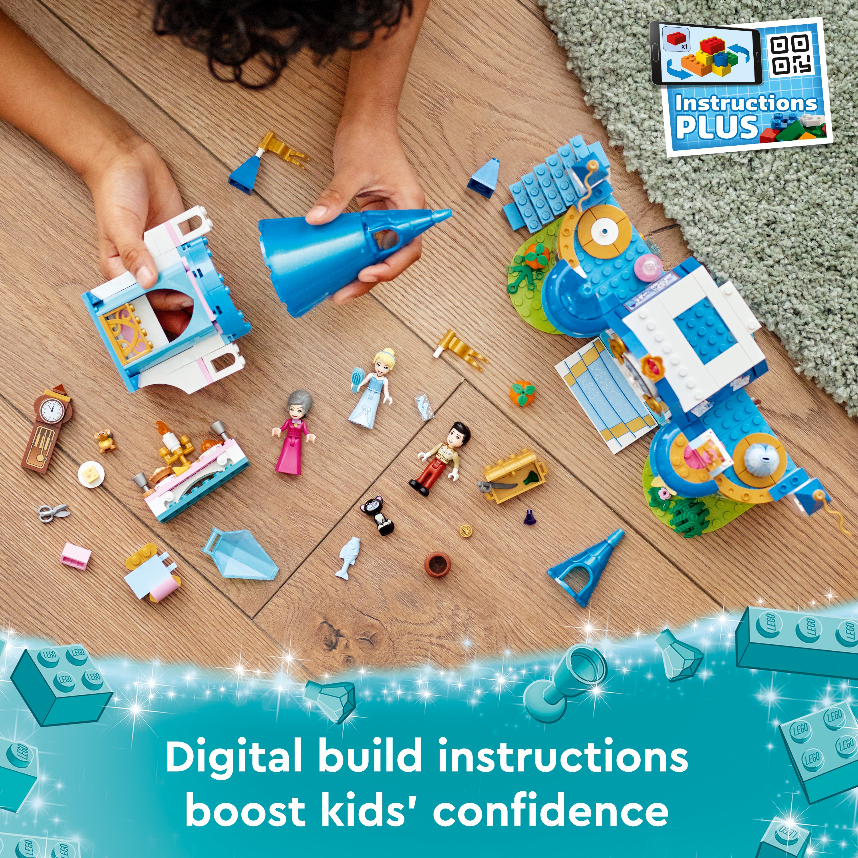 Lego 43206 Cinderella and Prince Charming Castle