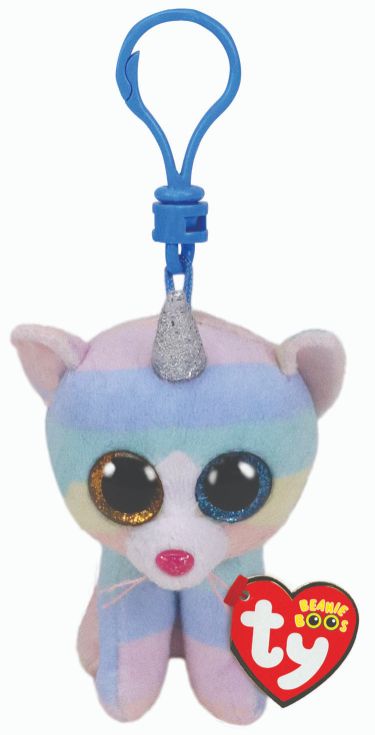 Ty Heather Cat & Horn Boo Key Clip