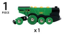Brio Big Green Action Locomotive