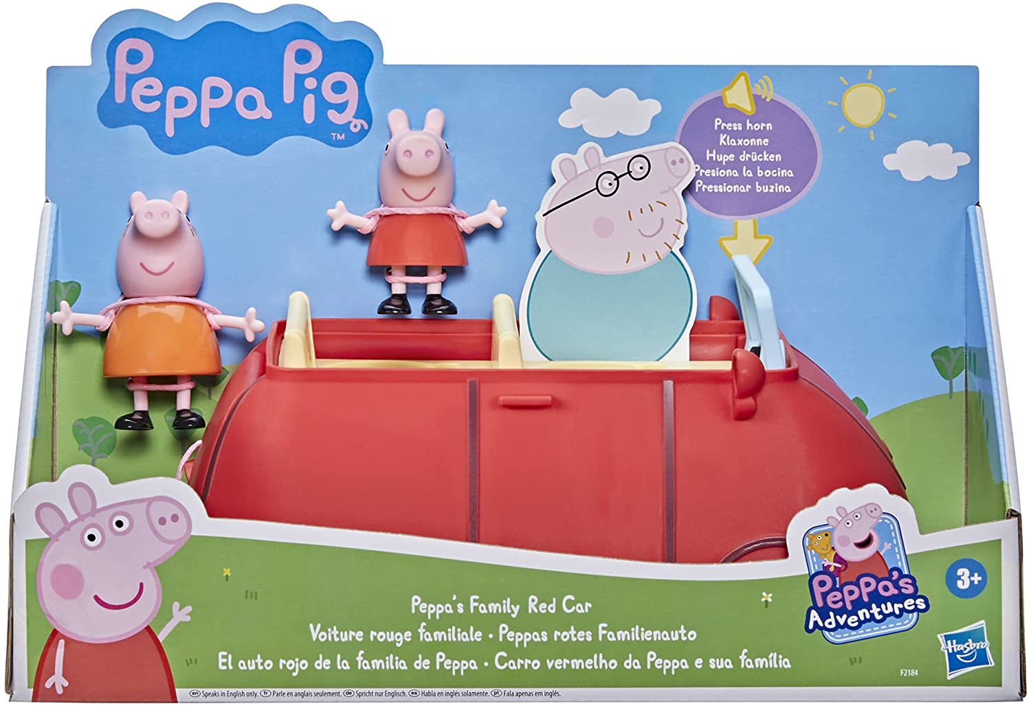 Peppas red hot sale car