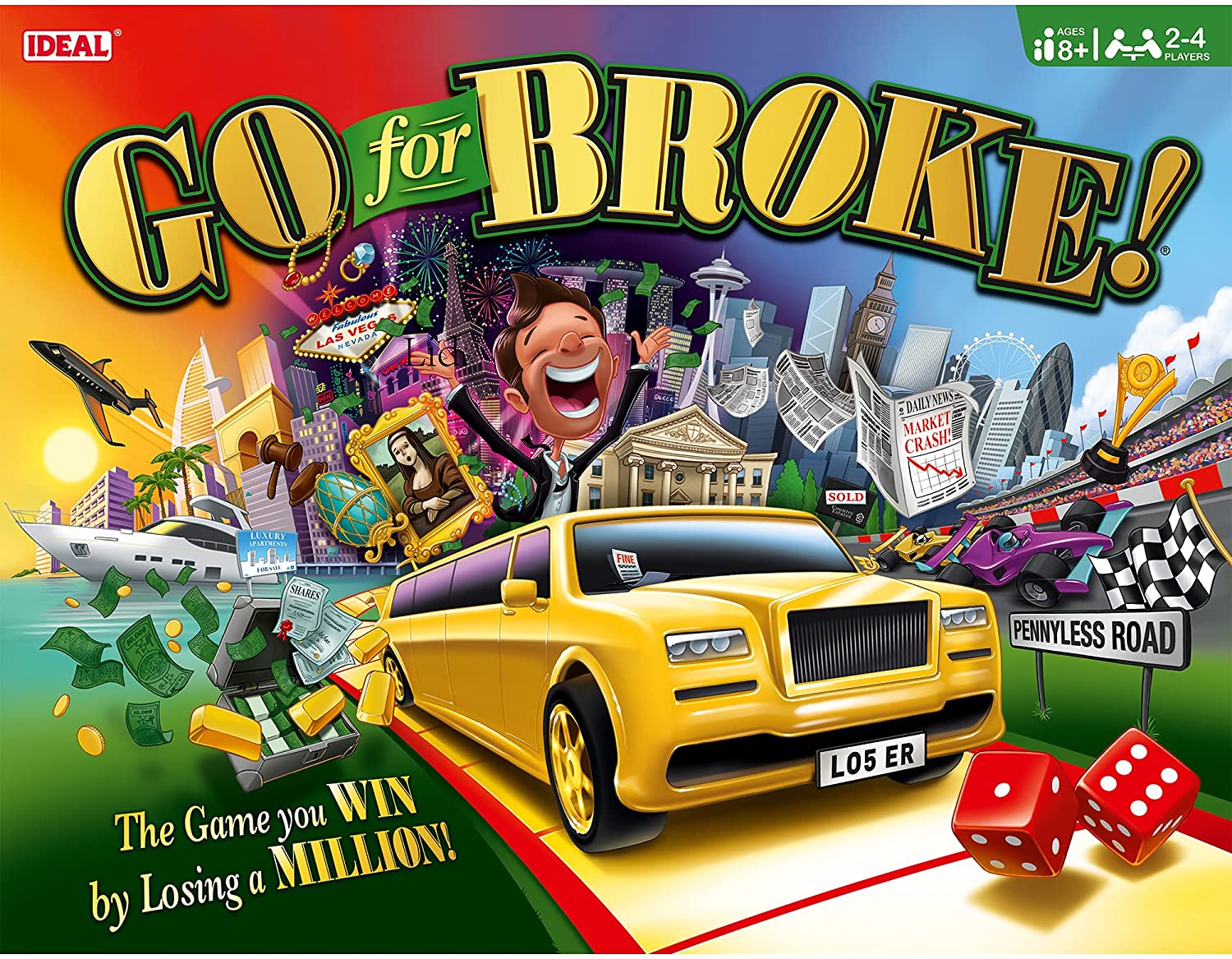 Go For Broke Board Game