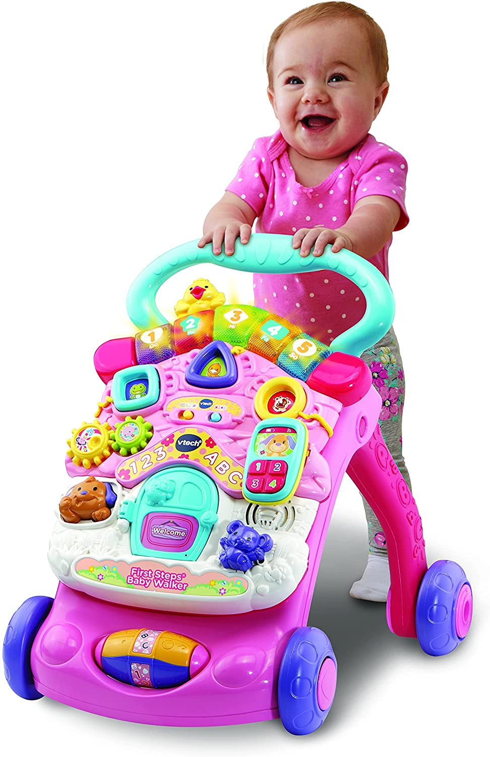 Vtech First Steps Baby Walker Pink