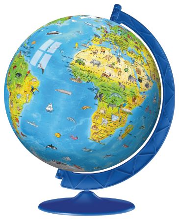 Childrens World 3D Globe 180 Piece Jigsaw
