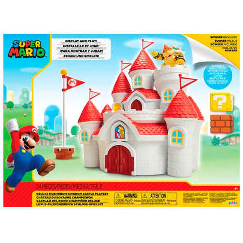 Super Mario Deluxe Mushroom Kingdom Castle Playset