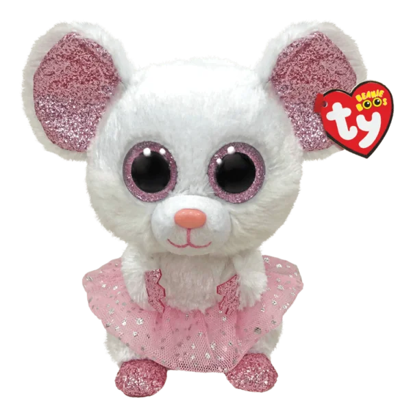 Nina Mouse With Tutu - Beanie Boo Medium