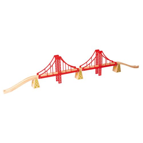Big Jigs Double Suspension Bridge for Train Set