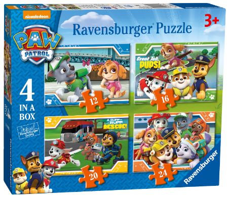 Ravensburger Paw Patrol 4 In A Box