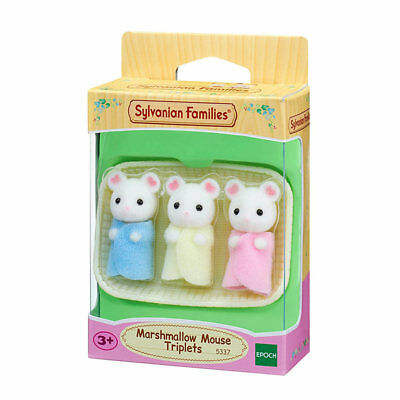 Sylvanian Families Marshmallow Mouse Triplets