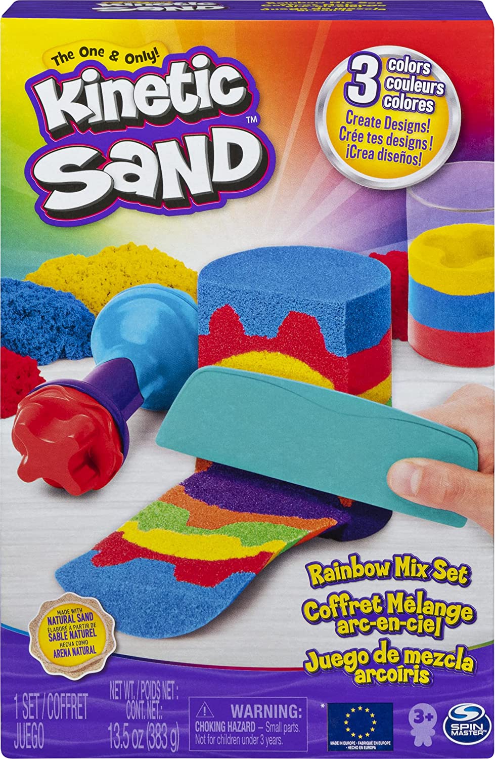 Recharge sable magique coffret 10 couleurs Kinetic Sand SPIN