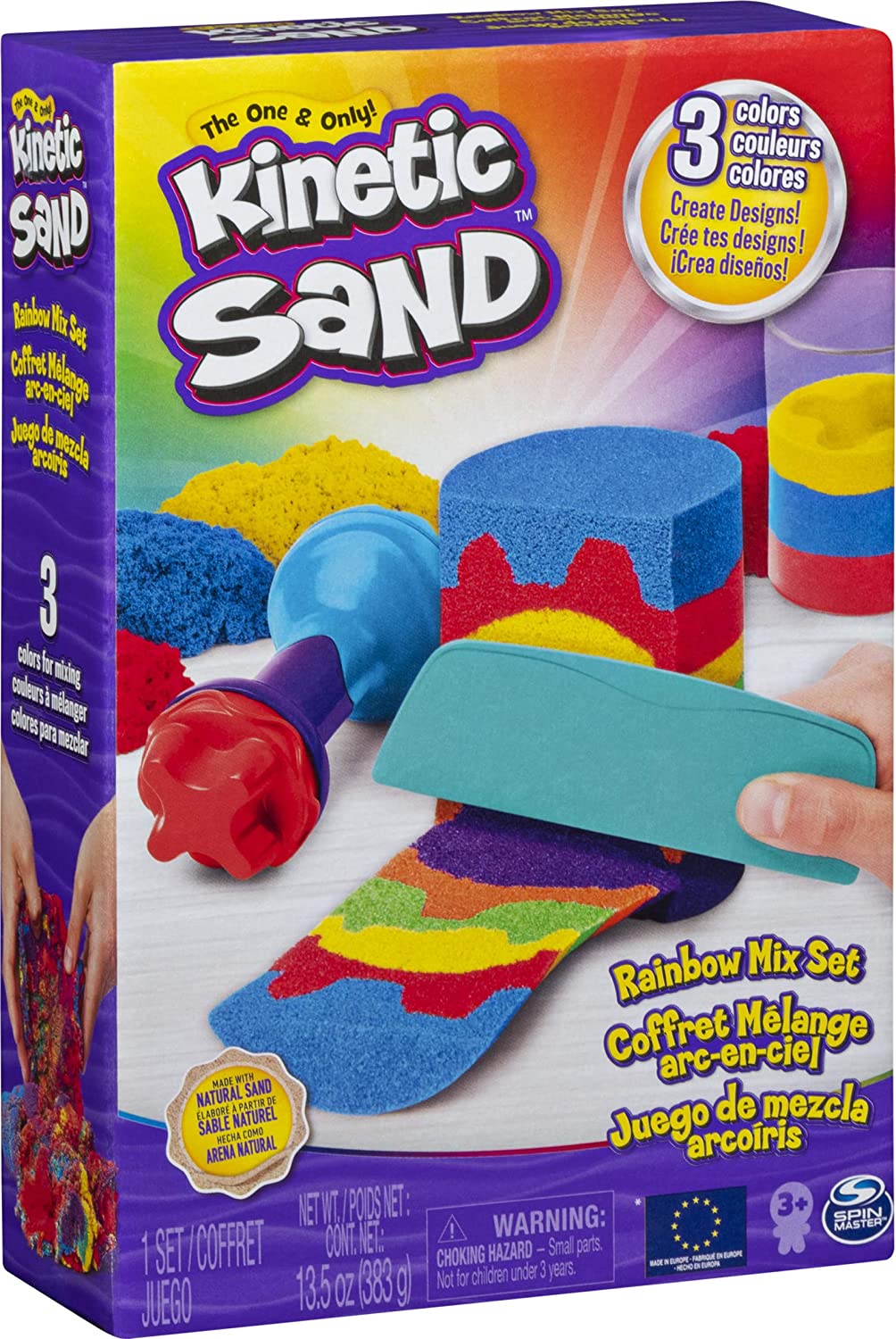 Kinetic Sand Rainbow Mix Set