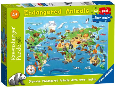 Ravensburger Endangered Animals Giant Floor Puzzle