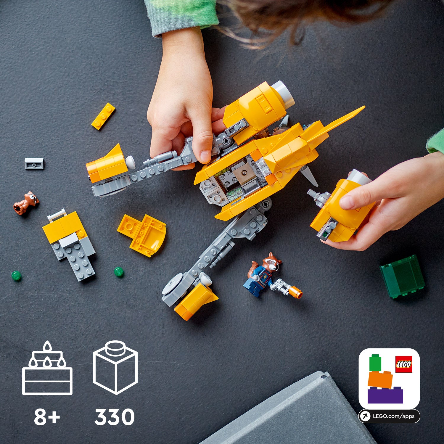 Lego 76254 Guardians Baby Rockets Ship