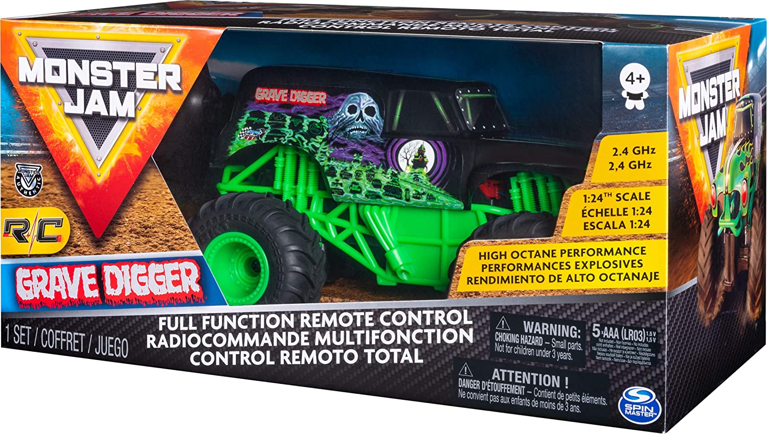 Monster Jam Grave Digger Monster Truck R/C
