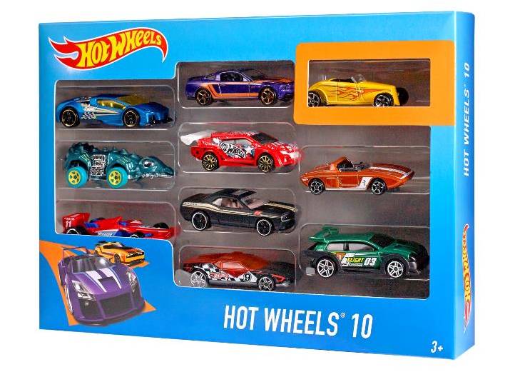 Hot Wheels 10 Car Gift Pack