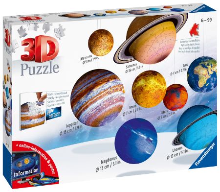 Ravensburger Planetary Solar System 3D Puzzle
