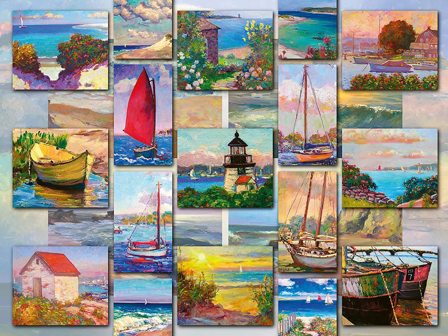Ravensburger Coastal Collage 1500 Piece Jigsaw