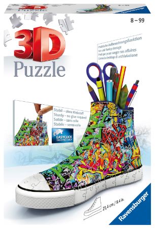 Ravensburger Sneakers Graffiti 3D 108 Piece Jigsa