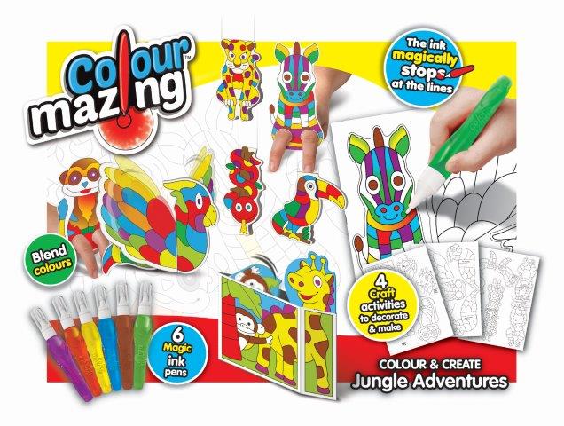 3D Jungle Adventure Colourmazing