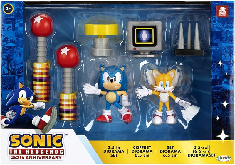 Sonic 2.5In Figure Diorama Set