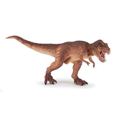 Brown running T-rex