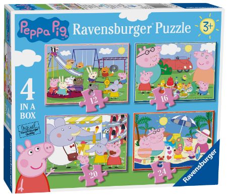 Ravensburger Peppa Pig 4-In-A-Box Puzzle