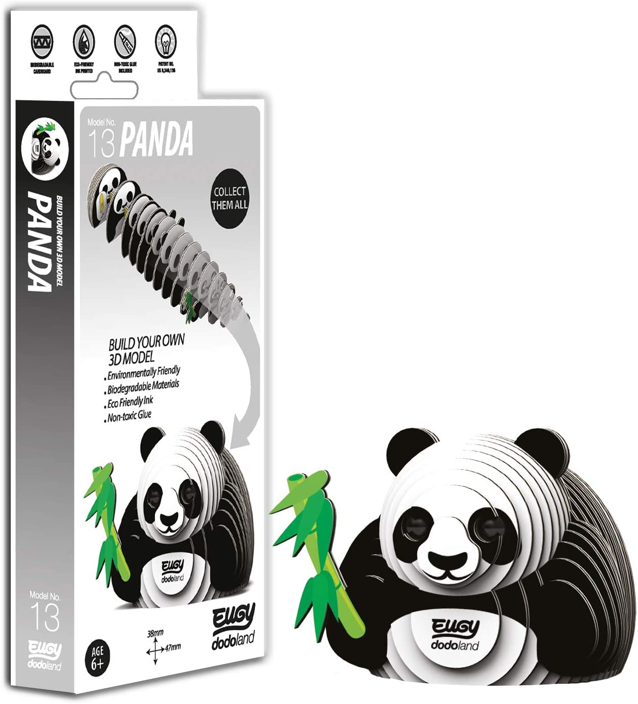 EUGY Panda 3D Puzzle