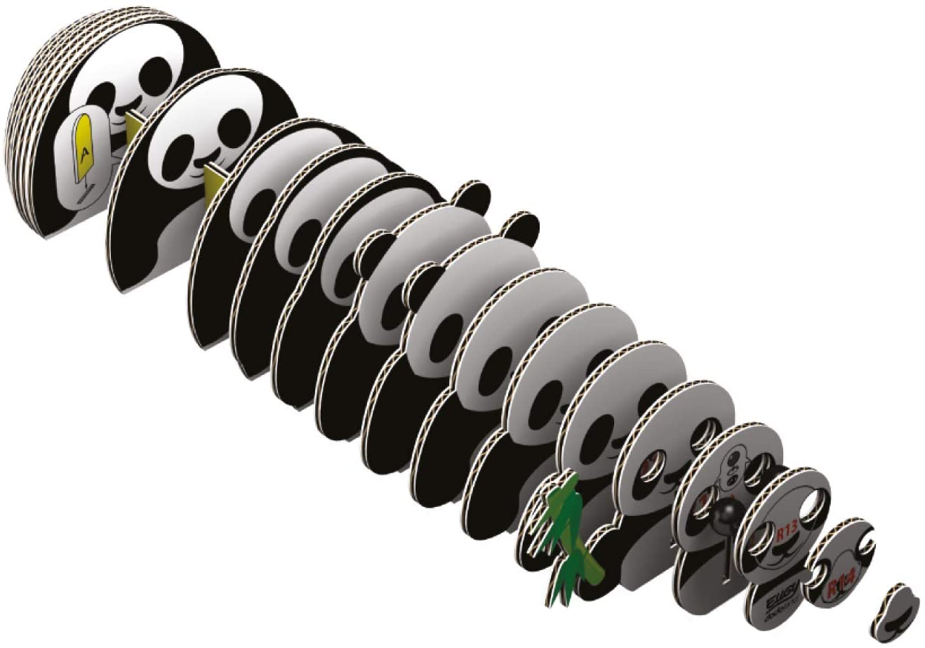 EUGY Panda 3D Puzzle