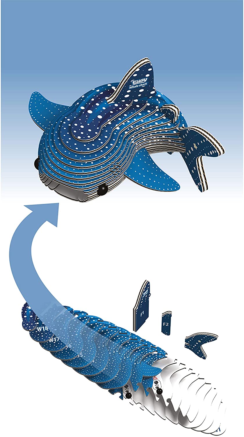 EUGY Whale Shark 3D Puzzle