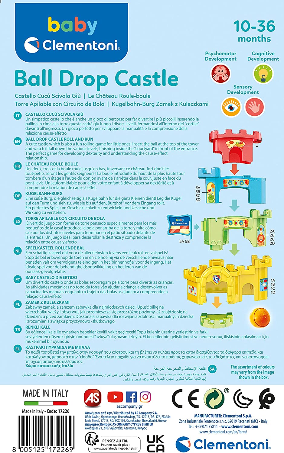 Baby Clementoni - Ball Drop Castle