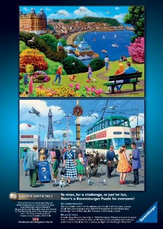 Happy Days 4X500 Piece Jigsaw Puzzles