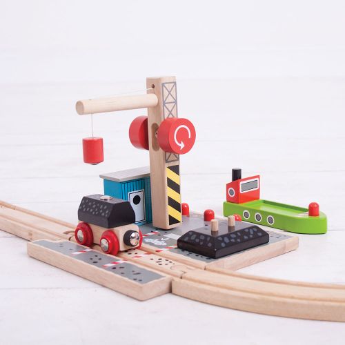 Big Jigs Coal Canal Docks for Wooden Train Set