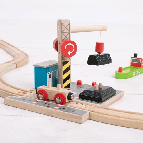 Big Jigs Coal Canal Docks for Wooden Train Set