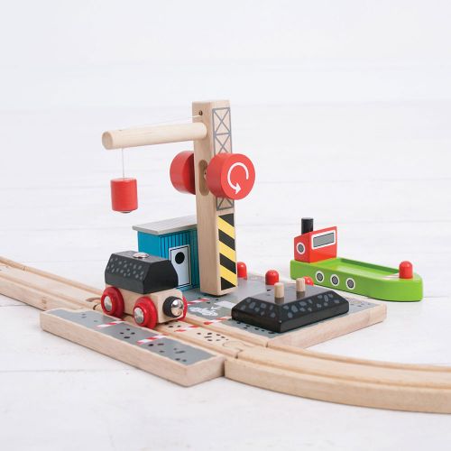 Big Jigs Coal Canal Docks for Wooden Train Set