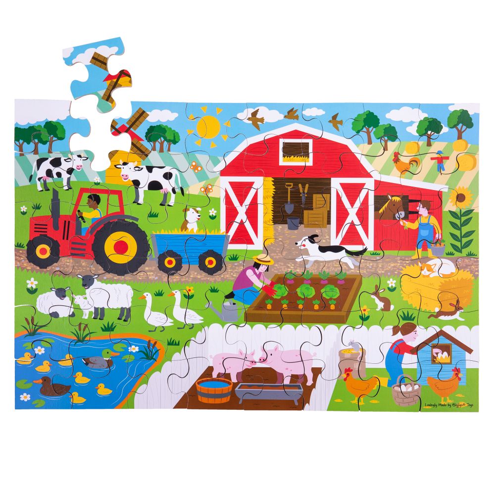 Farmyard 48 Piece Floor Puzzle