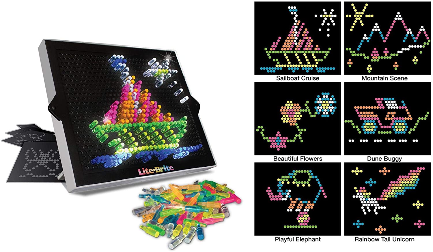 Retro Lite Brite Peg Game