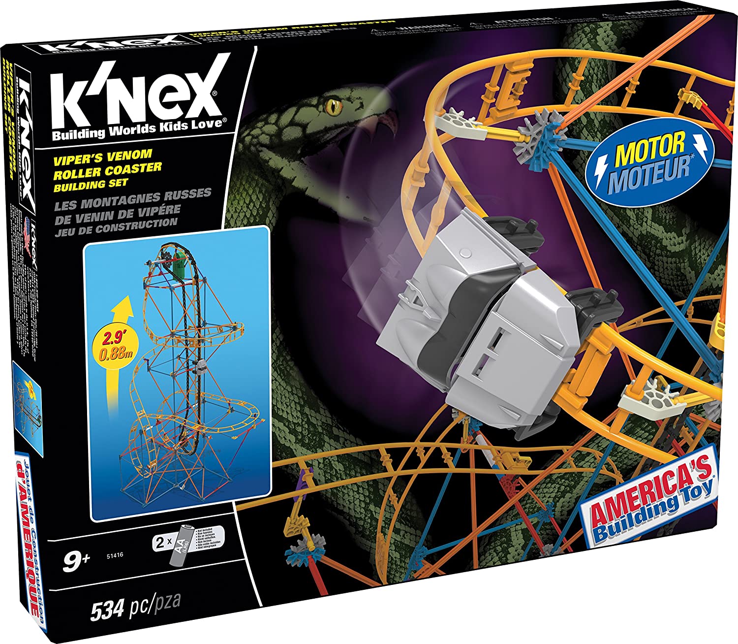 Knex Viper Venom Roller Coaster