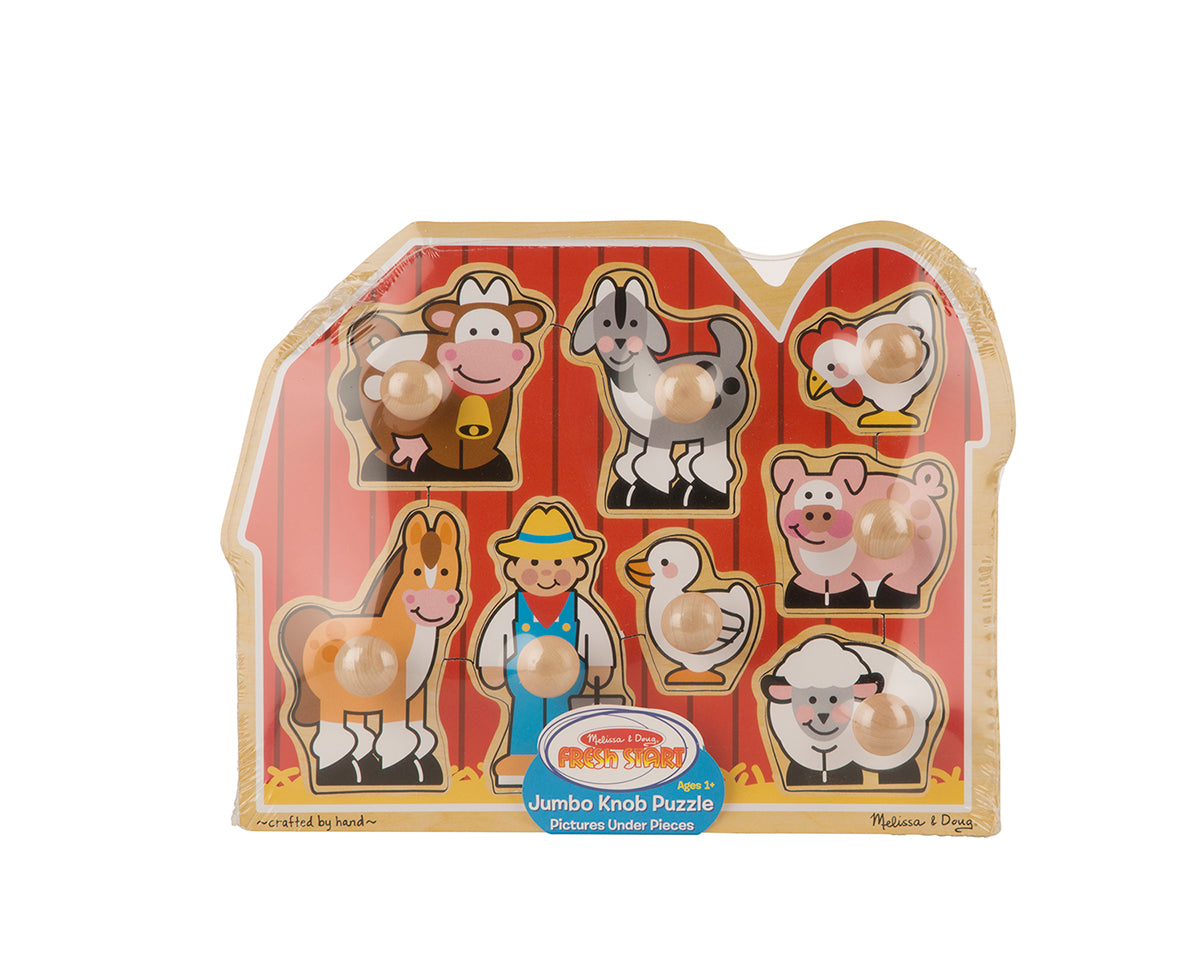 Farm Friends Large Peg Puzzle