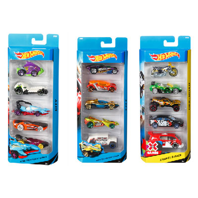 Hot Wheels 5 Car Gift Pack