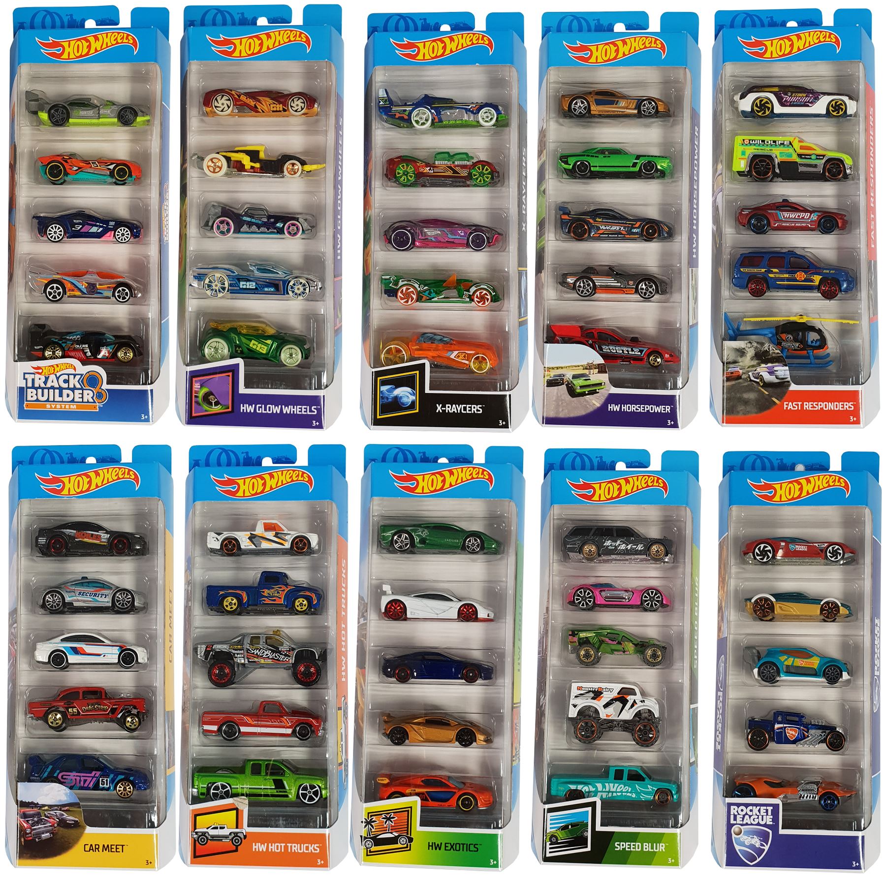 Hot Wheels 5 Car Gift Pack