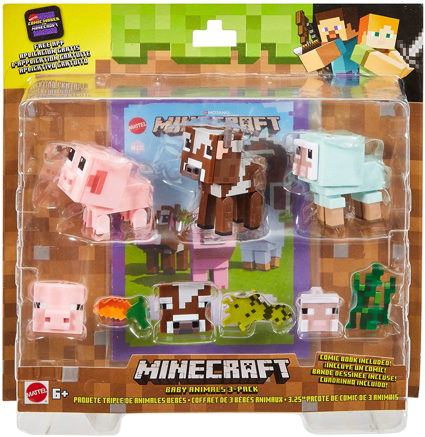 Minecraft 3.25 Comic Animal Pk