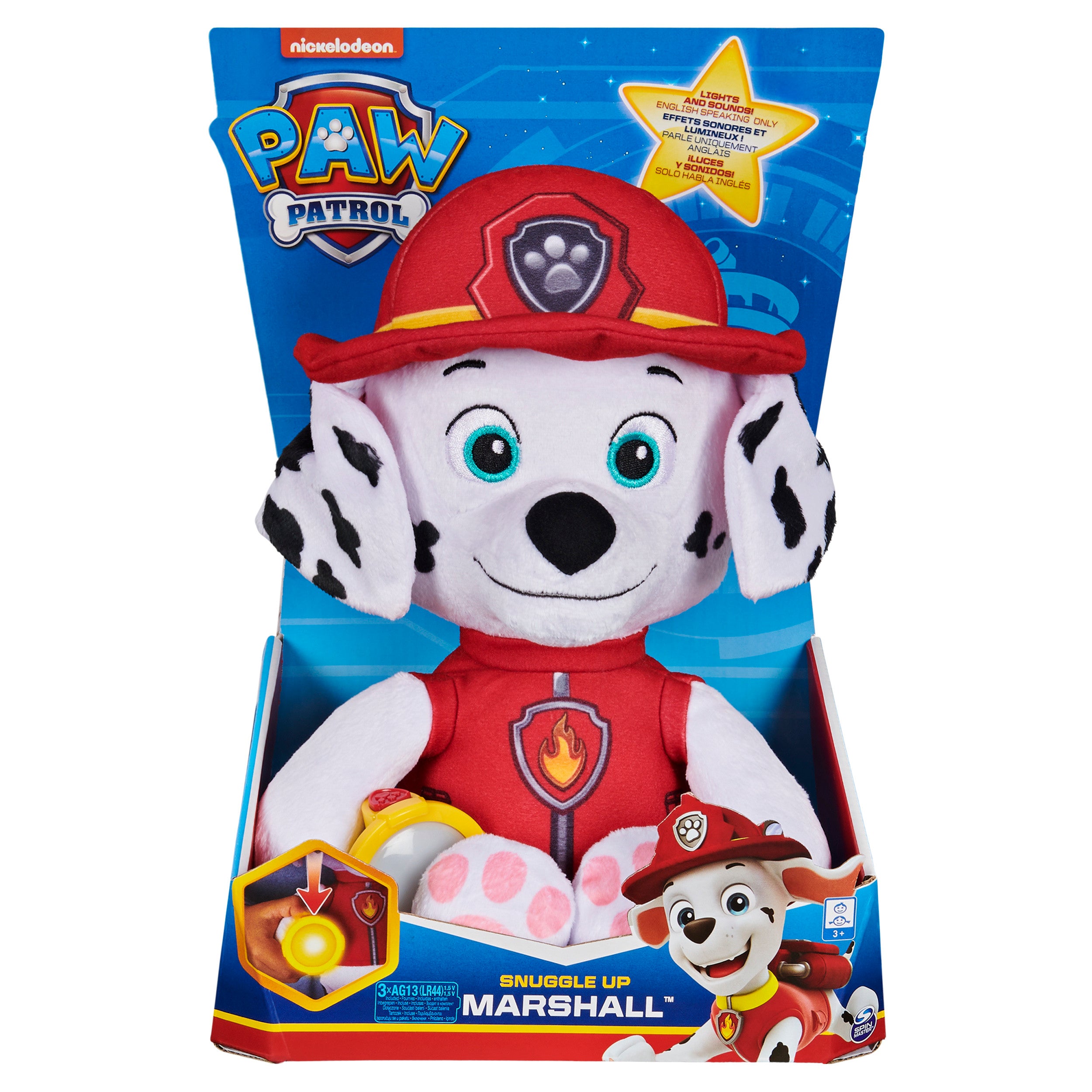 Paw Patrol Snuggle Up Pup Marhall Plush